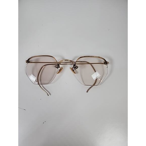 VINTAGE AO AMERICAN OPTICAL 1/10 12K GF GOLD FILLED EYEGLASSES Frames Only - Picture 4 of 10